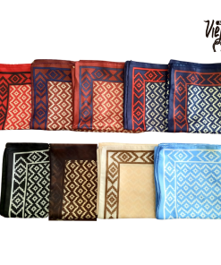 PAÑUELOS ESTAMPADOS CON GUARDA DE 80 X 80 CM